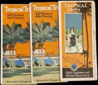 Tropical Trips: Golf Courses and Hotel Directory by Atlantic Coast Line RR - brochures for three seasons