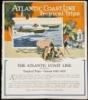 Tropical Trips: Golf Courses and Hotel Directory by Atlantic Coast Line RR - brochures for three seasons - 2
