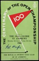 The Centenary of the [British] Open [Golf] Championship, Played over the Old Course, St. Andrews...1960. Official Programme