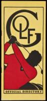 Golf Official Directory [for 1934]...Including Names, Locations, Telephone Numbers and Association Map