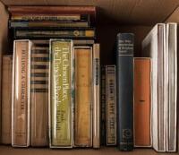 Seventeen miscellaneous volumes, mostly literature