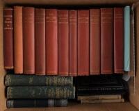Twenty volumes of literature, mostly works by W.D. Howells