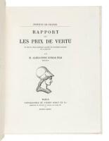 Rapport sur les Prix de Vertu - author's copy
