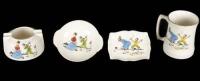 Four pieces of Royal Winton ceramics with golfing decoration