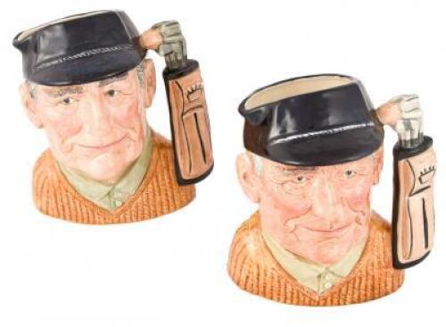 Two Royal Doulton mugs - The Golfer