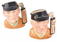 Two Royal Doulton mugs - The Golfer