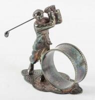 Decorative napkin holder, with golfer