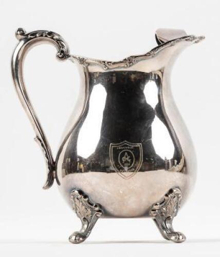 Silver plated water pitcher from the Aronimink Golf Club