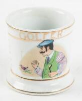 Shaving mug for a golfer