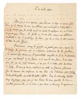 Three autograph letters and an archive of correspondence to de Lamennais