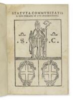 Statuta communitatis Sancti Columbani et sue iurisdictionis