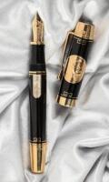 MONTBLANC: Han Wu Ti 18K Gold and Enamel Limited Edition Fountain Pen