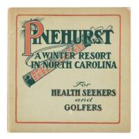 Pinehurst, a Winter Resort in North Carolina for Health Seekers and Golfers