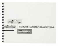 Archive of designs and patent documents for the Rund Hardtop Convertible