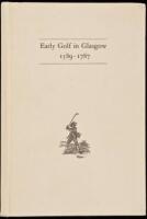 Early Golf in Glasgow, 1589-1787