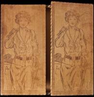 Decorative golf handkerchief box