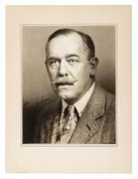 Inscribed portrait photograph of Albert W. Tillinghast
