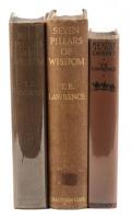 Three volumes by T.E. Lawrence