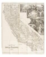 Geographical Map of the State of California: Compiled from Actual Surveys