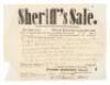 Sheriff's Sale - November 4, 1850