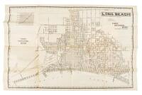 Long Beach city map with street index