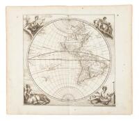 Untitled map of the western hemisphere, with California an island