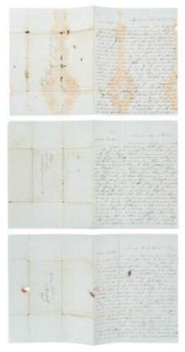 Three letters from Mokuolumne Hill and Sonoma California, 1851-52