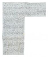 Gold Rush era letter from Shasta City, California 1858