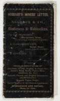 Negbaur & Co. Miners Letter Book, 1853