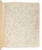 Manuscript journal kept by James M. Goss during a trip to California via the Isthmus of Panama, with experiences in San Francisco and at the mines