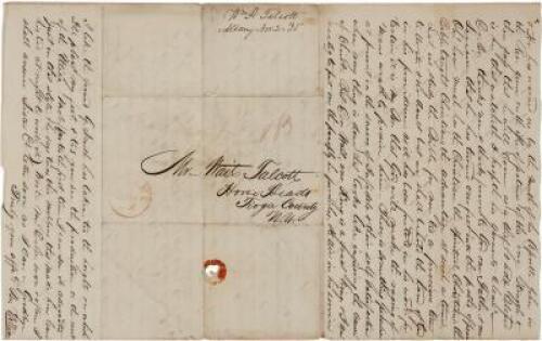 Two Autograph Letters Signed - 1832-35 Anti-Slavery passion that would influence Lincoln