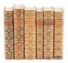 Six volumes of classic English verse, finely bound