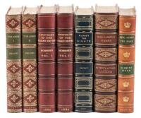 Five finely bound works