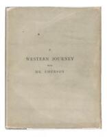 A Western Journey with Mr. Emerson