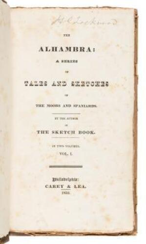 The Alhambra: A Series of Tales and Sketches of the Moors and Spaniards...