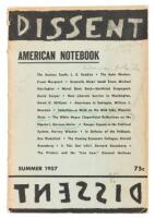 Dissent: A Quarterly Of Socialist Opinion. Summer 1957 - Larry McMurtry's copy