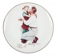 PARKER: Norman Rockwell 100th Anniversary 1888-1988 Porcelain Collector's Plate: "Little Janie"