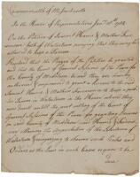 Manuscript Copy of a license for a tavern in Waterton, Massachusetts, the original of which was signed by John Hancock and Samuel Adams