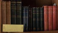 Shelf lot of 6 sets, 14 volumes, of literature