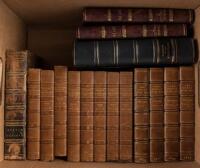 16 volumes on British history and culture, in half leather bindings