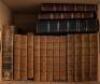 16 volumes on British history and culture, in half leather bindings