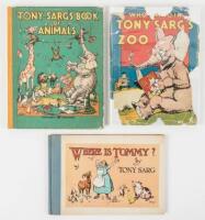 Three volumes illustrated by Tony Sarg