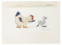 Original watercolor from The Ugly Duckling