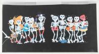 "Skeleton Band" - original collage from Dem Bones