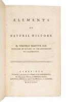 Elements of Natural History, Vol. I, Part I, Containing the Mammalia.