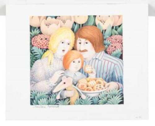 Original gouache painting from The Teardrop Baby