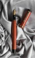 PARKER: Duofold Special Fountain Pen, Red Permanite, Stub Nib