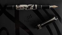 PARKER: [Henry Simpole] Parker Duofold "Acanthus" Sterling Silver Overlay Limited Edition Fountain Pen