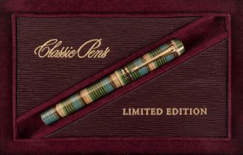 PARKER: Classic Pens LB2 Duofold Shinrin (Forest) Maki-e Limited Edition Fountain Pen