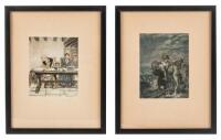 Seven volumes illustrated by Arthur Rackham plus thirteen framed plates of Rackham illustrations